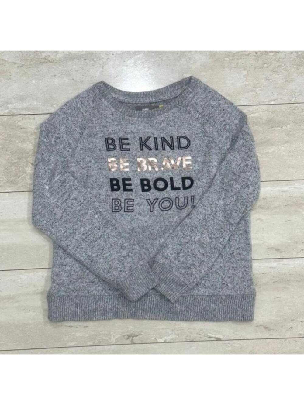 Rumi + Ryder Girls Grey Sweatshirt - Small